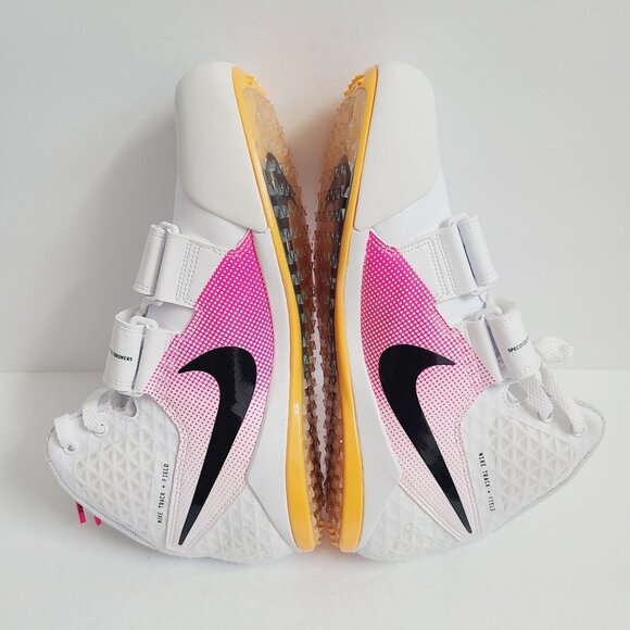 Nike Zoom Javelin Elite 3 Track Shoes WITH SPIKES AJ8119-101 Size 9.5 White #1 main image 4